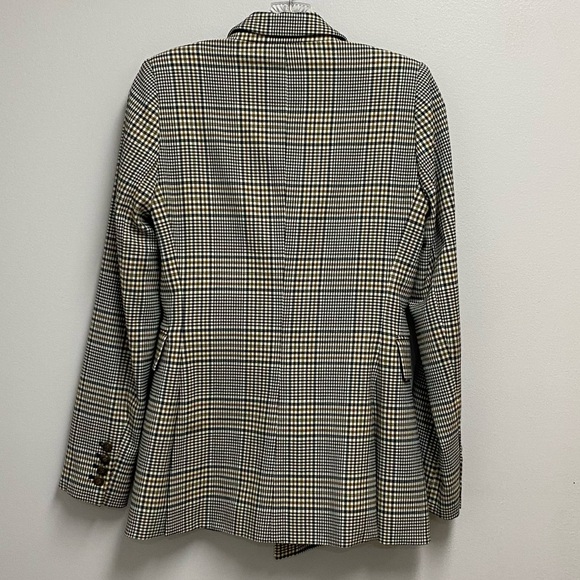 Antonio Melani Plaid Double-Breasted Blazer size 0 XS - Picture 2 of 3